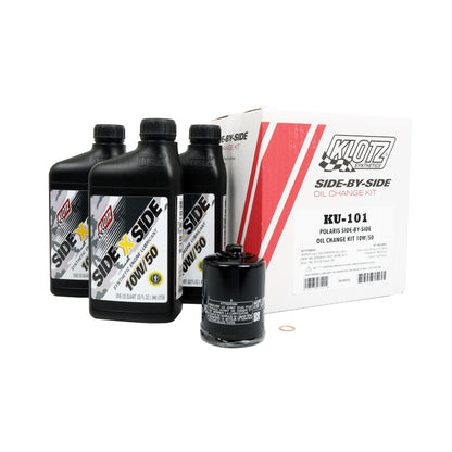 Klotz Side X Side Oil Change Kit 10W50 with Oil Filter KU-101