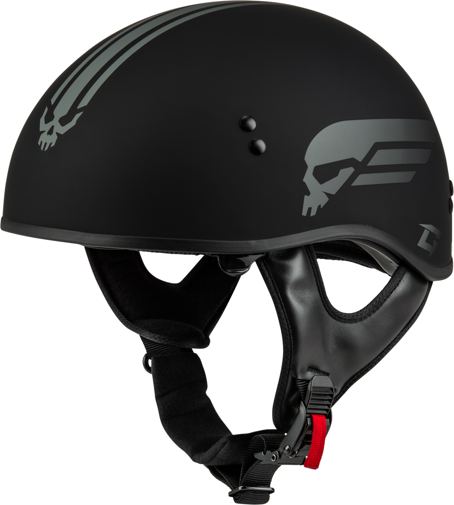Hh 65 Retribution Helmet Matte Black/Silver Md