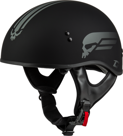 Hh 65 Retribution Helmet Matte Black/Silver Md