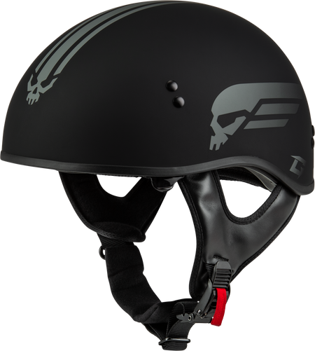 Hh 65 Retribution Helmet Matte Black/Silver Md