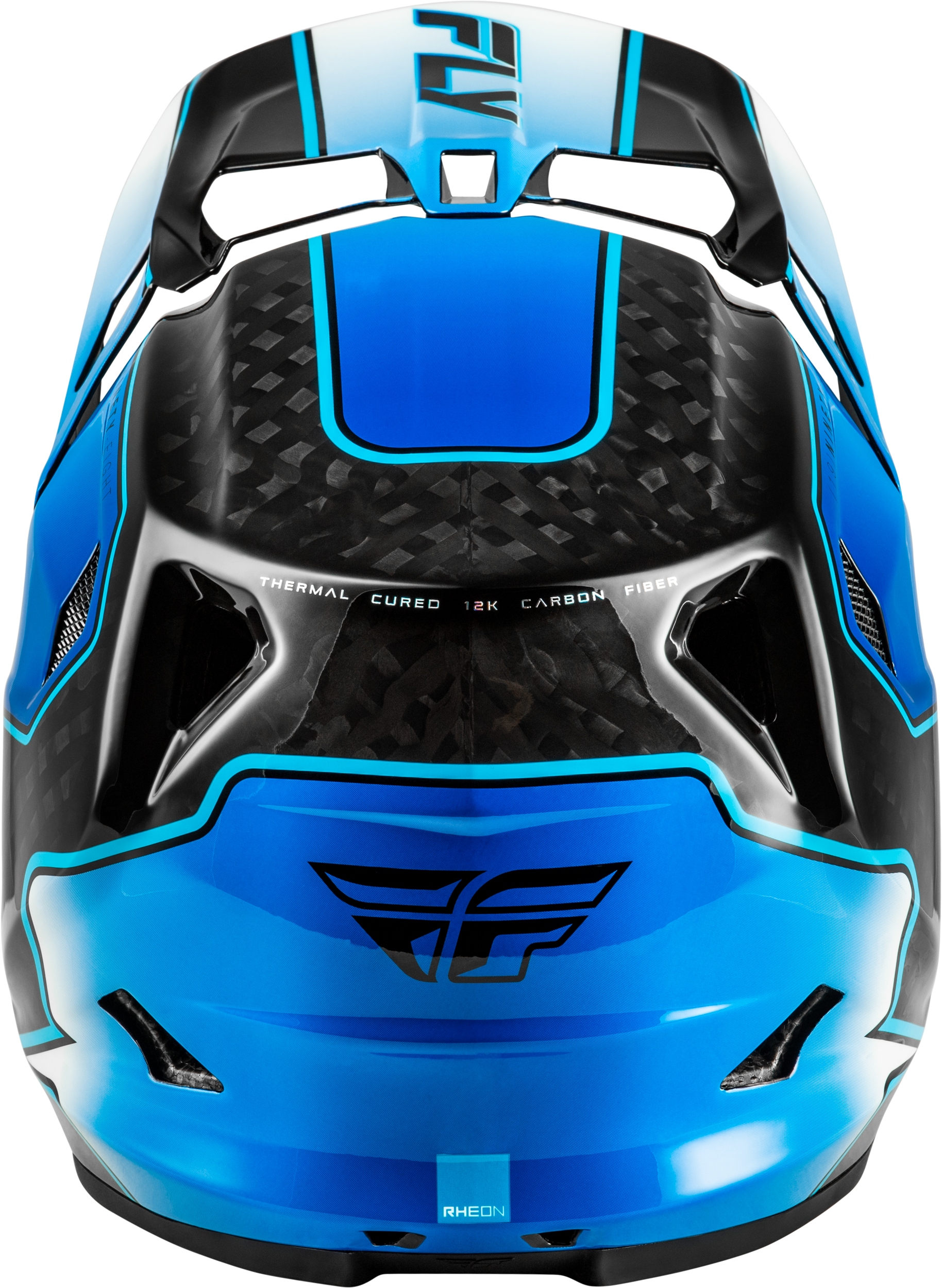 Werx R Flow Carbon Helmet Black Carbon/Blue/White Xs