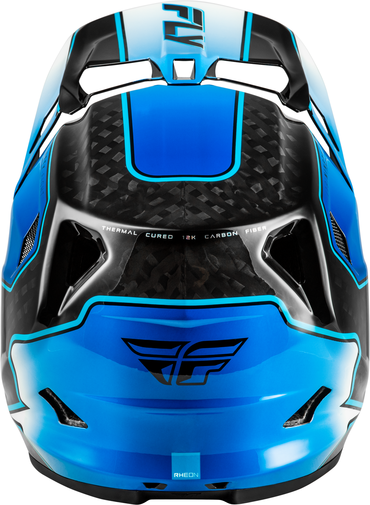 Werx R Flow Carbon Helmet Black Carbon/Blue/White Xl