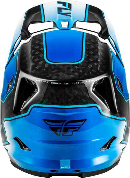 Werx R Flow Carbon Helmet Black Carbon/Blue/White Xl