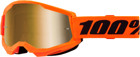 Strata 2 Goggle Neon Orange Mirror Gold Lens