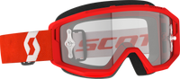 Primal Goggle Red/White Clear Works