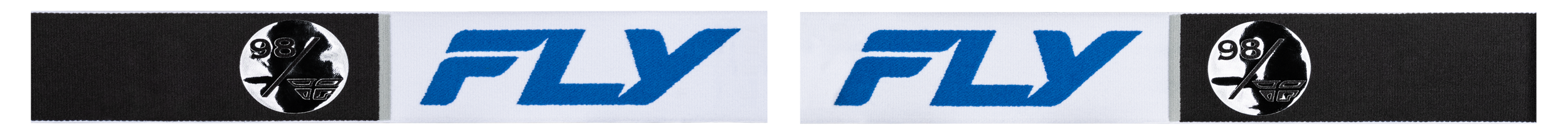 Zone Pro Goggle White/Blue W/ Dark Blue Mirror/Smoke Lens