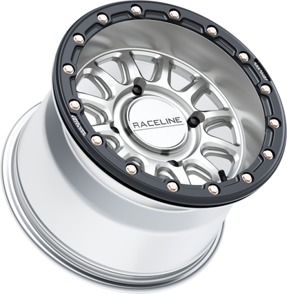 Alpha Hyper Wheel 4/137 Hyper Silver/Blk 15x10 (+10mm)