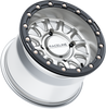 Alpha Hyper Wheel 4/156 Hyper Silver/Blk 15x10 (+10mm)