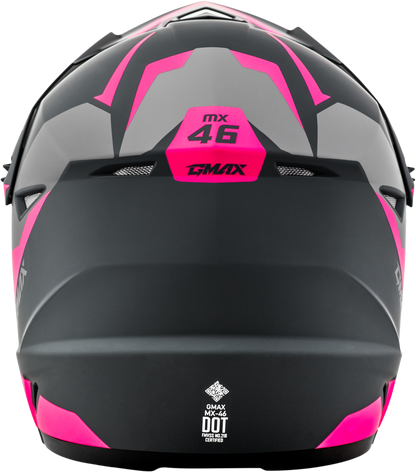 Mx 46 Cyclus Hemet Matte Grey/Pink Xl