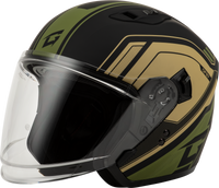 Of 87 Duke Helmet Matte Black/Green Lg