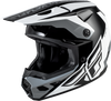 Kinetic Crest Helmet Black/White/Grey Xl