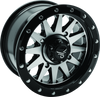 QuadBoss Wagon 14X7 4+3 4/156 Black Machined