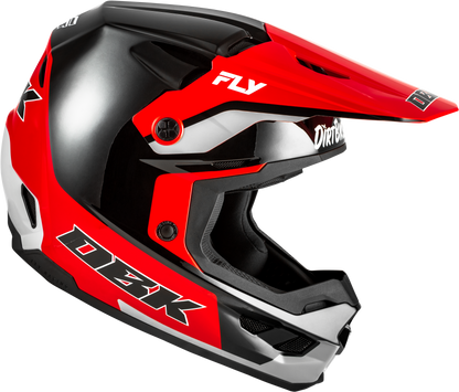 Kinetic Dbk Helmet Black/Red/Grey 2x