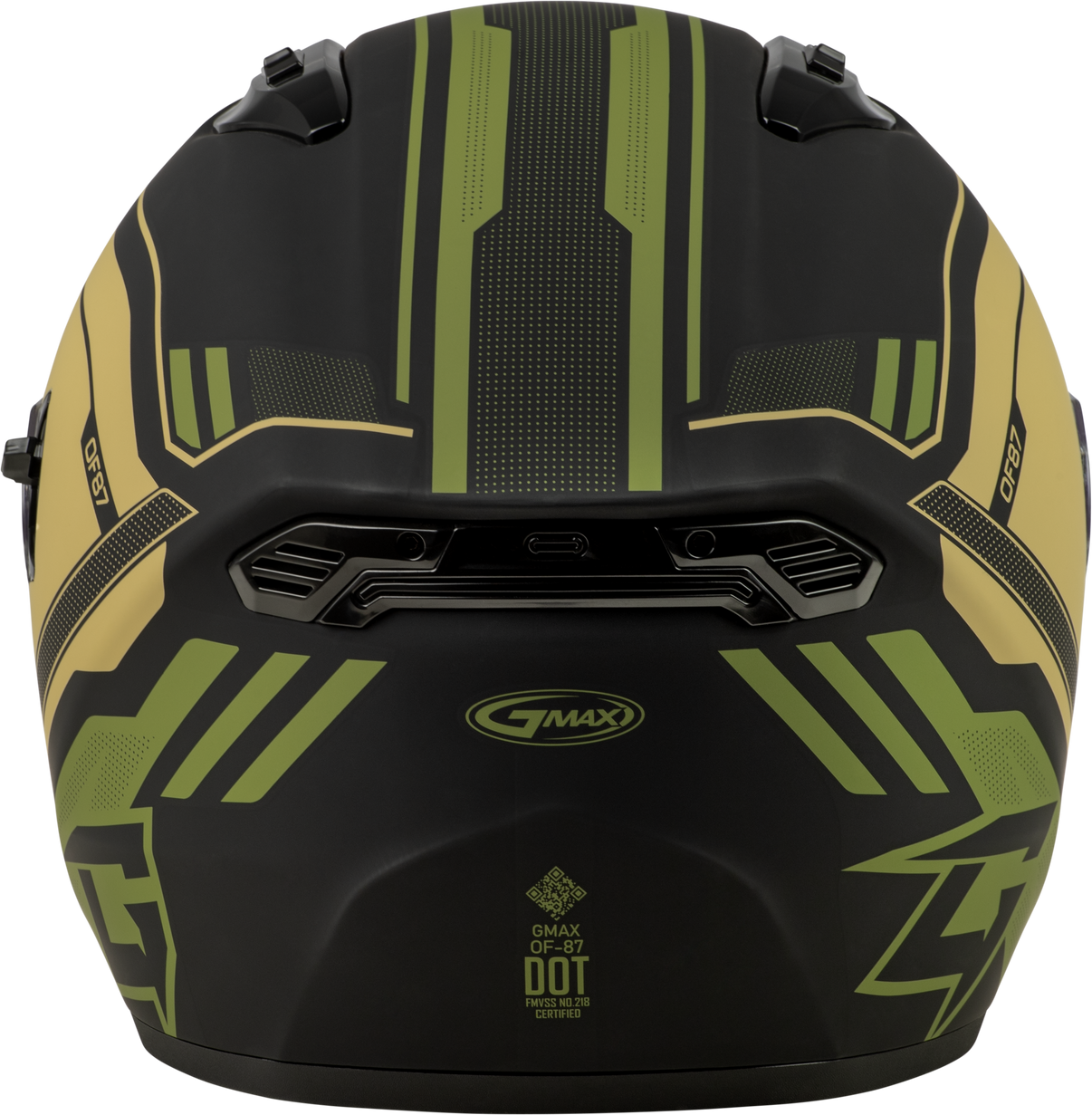 Of 87 Duke Helmet Matte Black/Green 2x