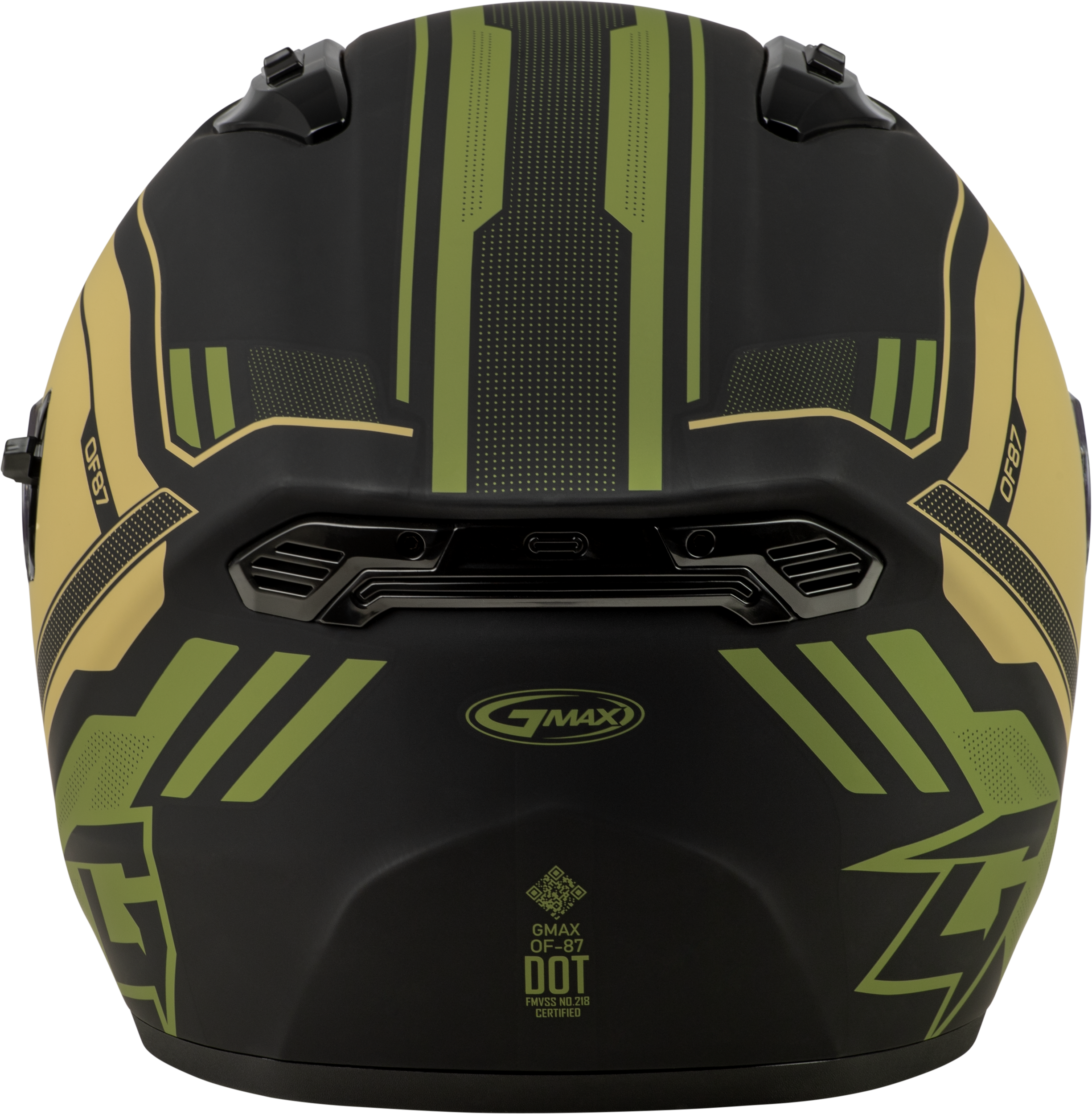 Of 87 Duke Helmet Matte Black/Green Md