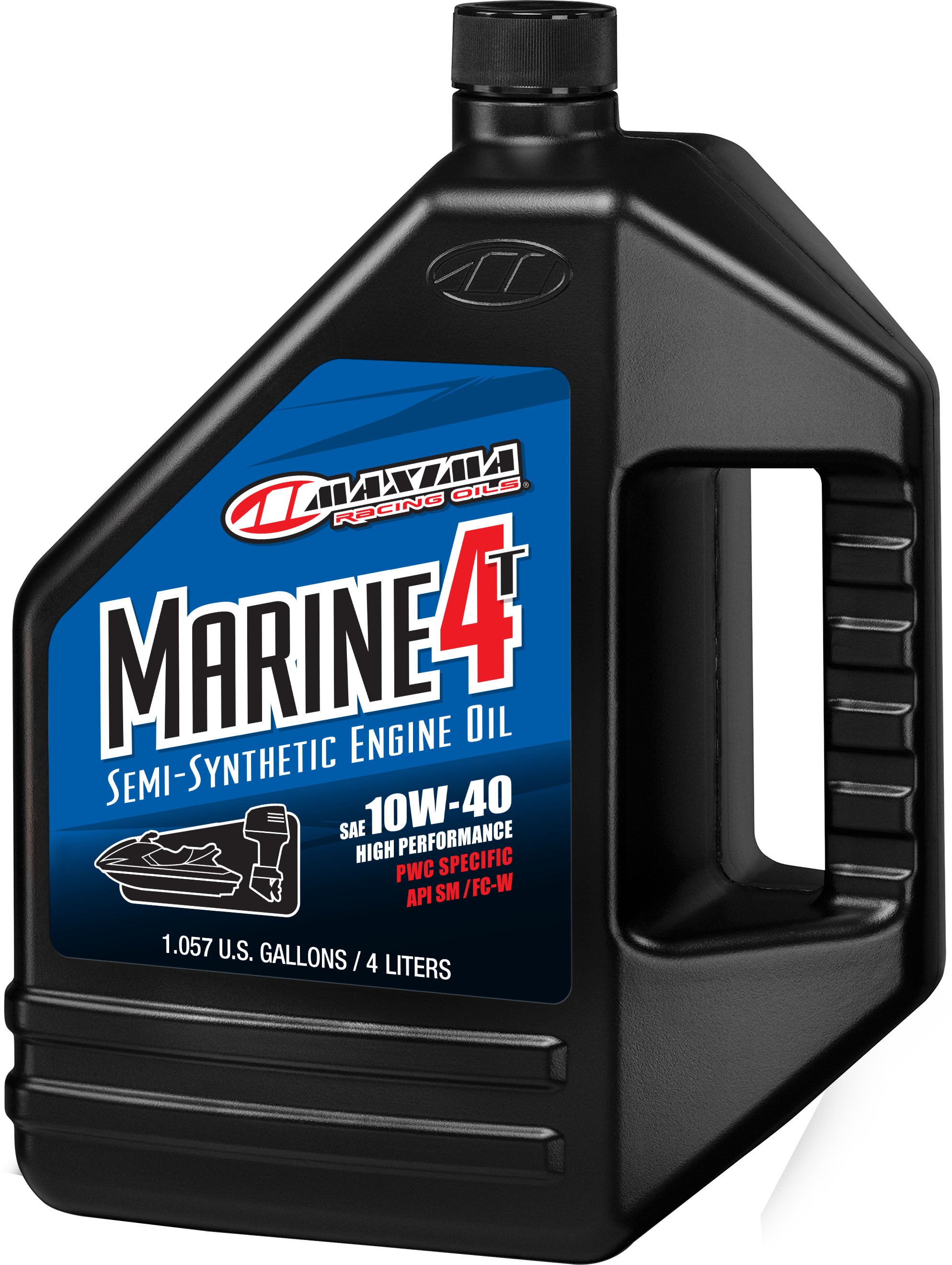 Marine Semi Syn Oil 10w40 4t 1 Gal (4/Case  Sold Ea)