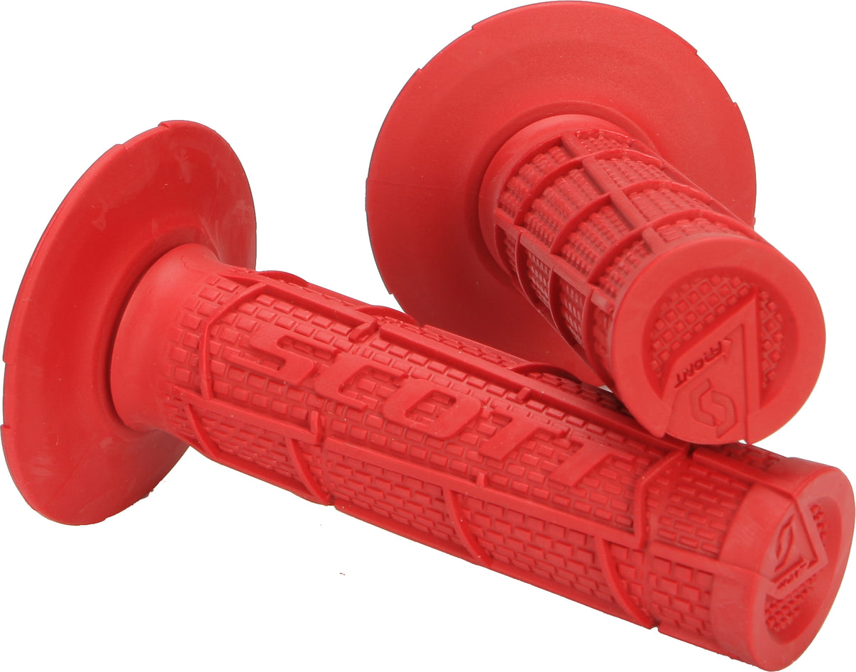 Radial Full Waffle Grips Red 7/8"