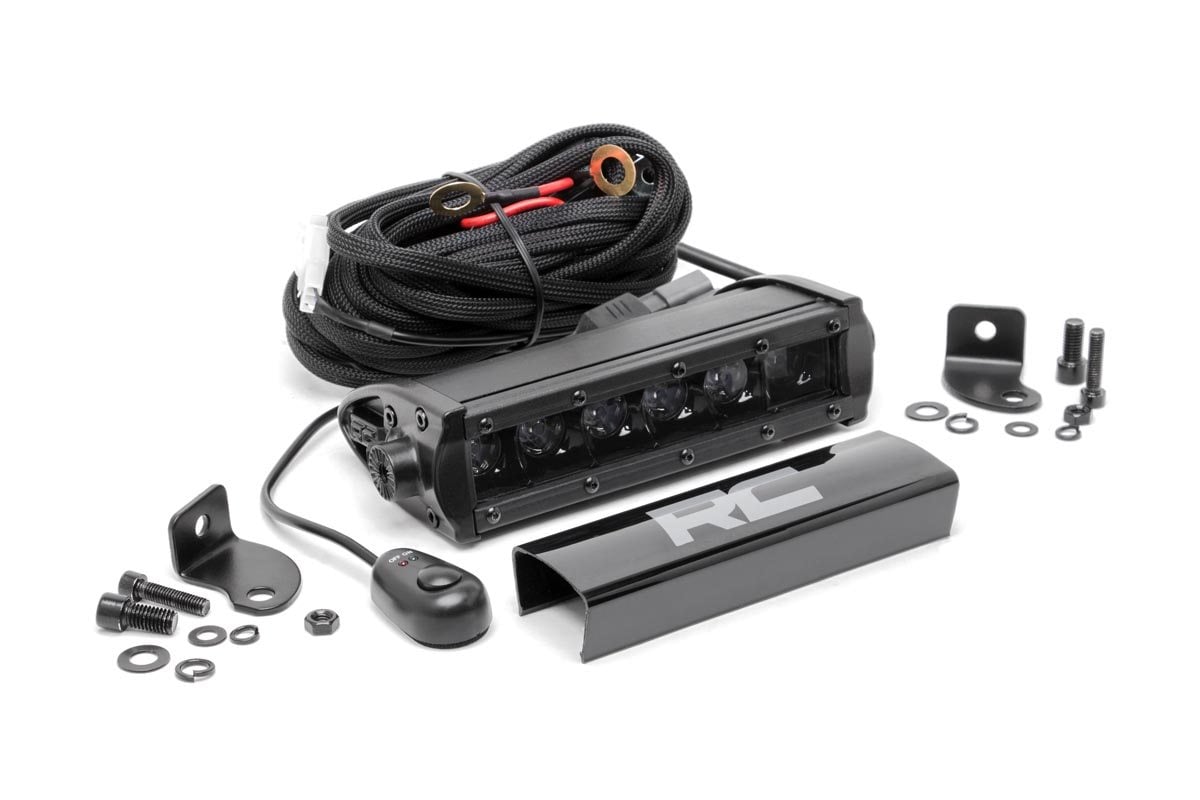 6 Inch Black Series LED Light Bar | Single Row | 70707BL