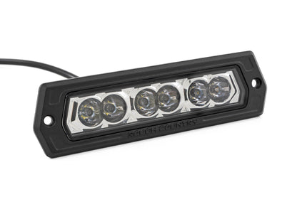 6 Inch Chrome Series LED Lights | Flush Mount | Pair | 70916A