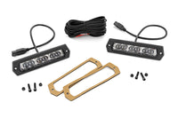 6 Inch Chrome Series LED Lights | Flush Mount | Pair | 70916A