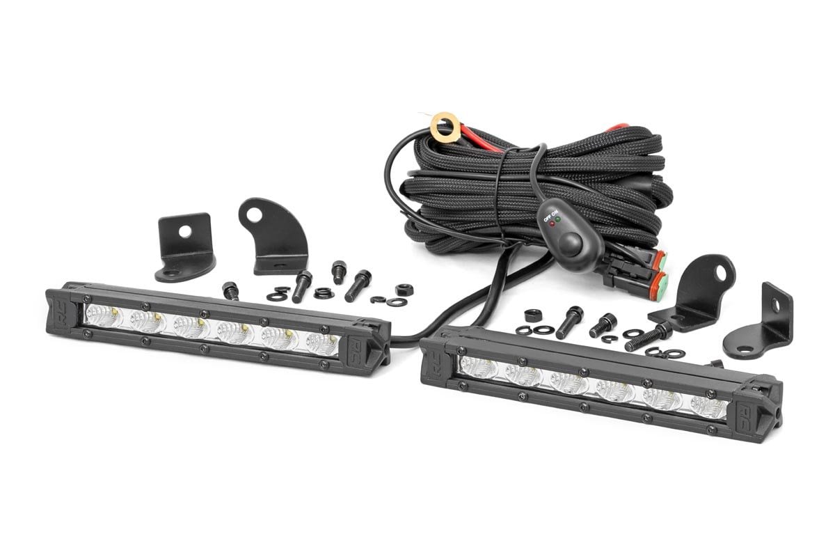 6 Inch Chrome Series LED Light Bar| Slim Line | Pair | 70406A