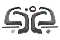 Rough Country | Pocket Fender Flares | GBD Cypress Gray | Chevy Silverado 2500 HD/3500 HD (20-25) | F-C12011A-GBD
