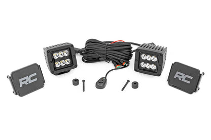 LED Light Kit | Cowl Mount | 2" Black Pair | Jeep Gladiator JT/Wrangler JL (18-25) | 70062