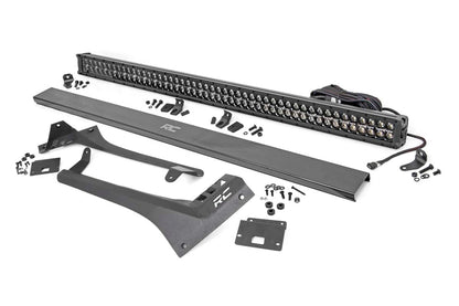 LED Light Kit | Windshield | 50" BLK Dual Row | WHT DRL | Jeep Gladiator JT/Wrangler JL (18-25) | 70067