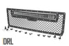 Mesh Grille | 30" Dual Row LED | Black | Amber DRL | GMC Sierra 1500 (14-15) | 70190BDA