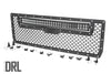 Mesh Grille | 30" Dual Row LED | Black | White DRL | GMC Sierra 1500 (14-15) | 70190DRL