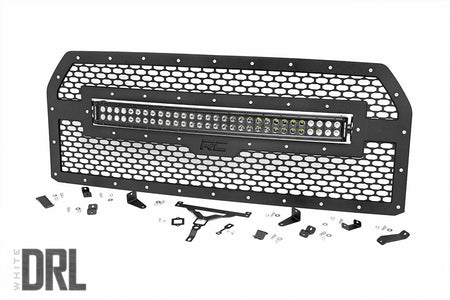 Mesh Grille | 30" Dual Row LED | Black Ser | Ford F-150 2WD/4WD (2015-2017) | 70193DRL