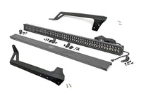 LED Light | Windshield Mnt | 50" Black Dual Row | Amber DRL | Jeep Wrangler JK (07-18) | 70504BLDRLA