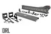 LED Light Kit | Bumper Mount | 2" Black Dual Row | White DRL | Ford F-250/F-350 Super Duty (05-07) | 70665DRL
