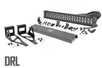 LED Light Kit | Bumper Mount | 2" Black Dual Row | White DRL | Ford F-250/F-350 Super Duty (05-07) | 70665DRL
