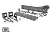 LED Light Kit | Bumper Mount | 2" Black Dual Row | Amber DRL | Ford F-250/F-350 Super Duty (05-07) | 70665DRLA