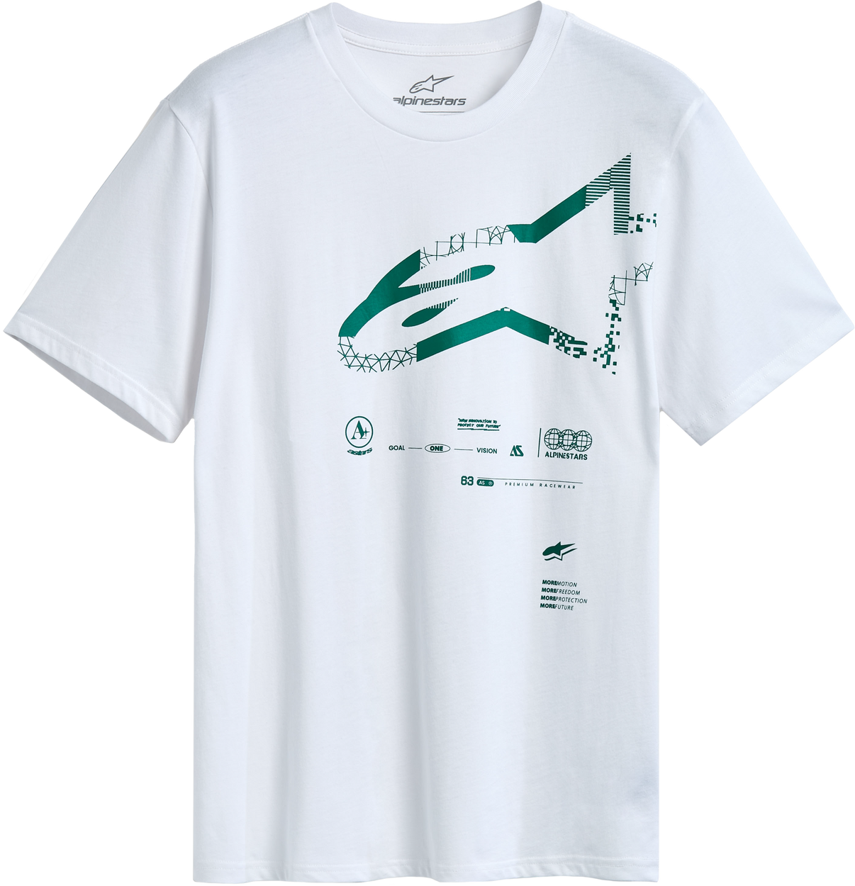 Geografica Ss Csf Tee White 2x