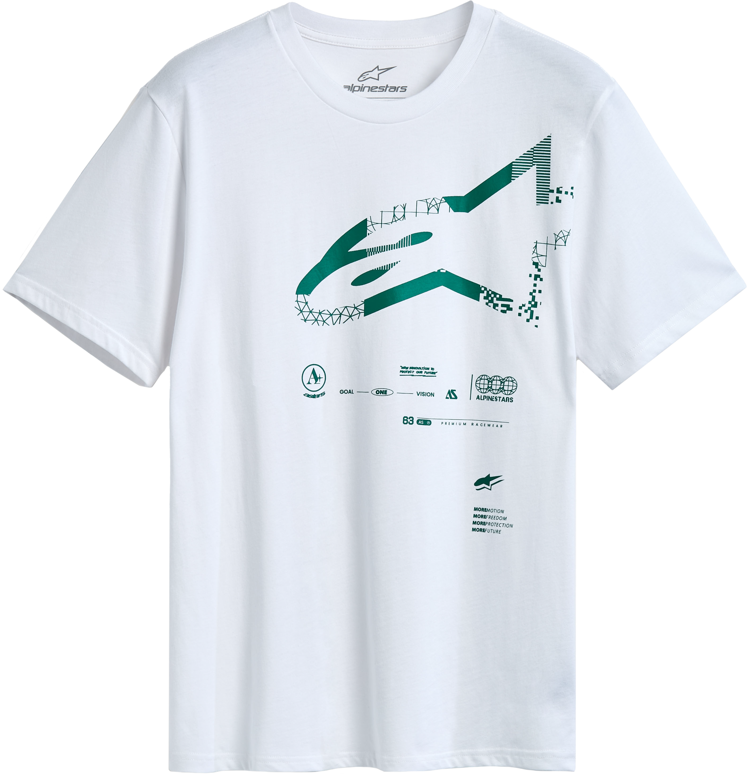 Geografica Ss Csf Tee White 2x