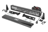 LED Light Kit | Bumper Mount | 20" Black Dual Row | Jeep Grand Cherokee WK2 (11-20) | 70773