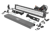 LED Light Kit | Bumper Mount | 20" Chrome Dual Row | Amber DRL | Jeep Grand Cherokee WK2 (11-20) | 70776