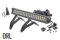 LED Light Kit | Bumper Mount | 20" Black Dual Row| Amber DRL | Ram 1500 (19-24) | 70779DRLA