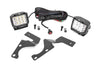 LED Light Kit | Ditch Mount | 3" Chrome Wide Angle Pair | 70793