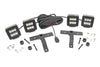 Quad LED Light Kit | Cowl Mount | 2" Black Pairs | Spot | Jeep Gladiator JT/Wrangler JL (18-25) | 70822