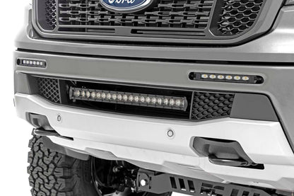 LED Light Kit | Bumper Mount | 6" Black Slimline Pair | Ford Ranger (19-23) | 70829