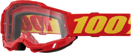 Accuri 2 Goggle Red Clear Lens