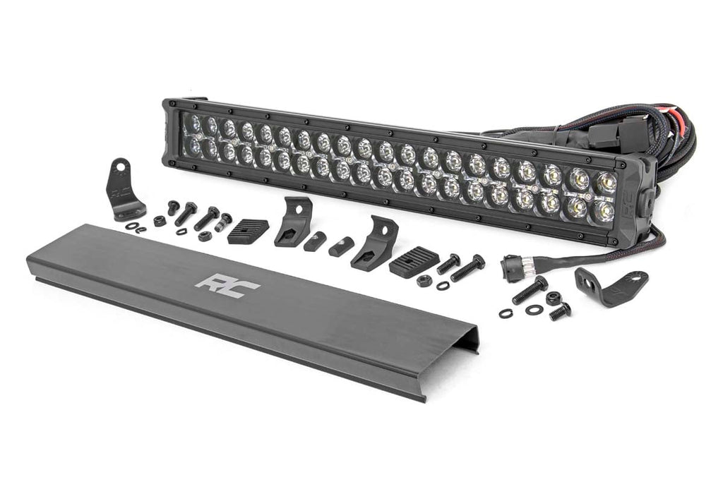 20 Inch Black Series LED Light Bar | Dual Row | Amber DRL | 70920BDA