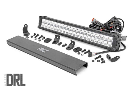 20 Inch Chrome Series LED Light Bar | Dual Row | Cool White DRL | 70920D