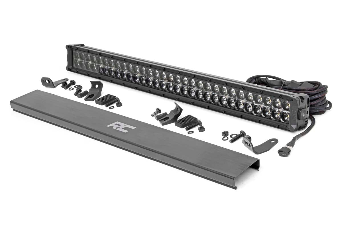 30 Inch Black Series LED Light Bar | Dual Row | Cool White DRL | 70930BD