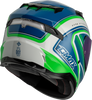 Ff 98 Aftershock Helmet White/Neon Green 3x