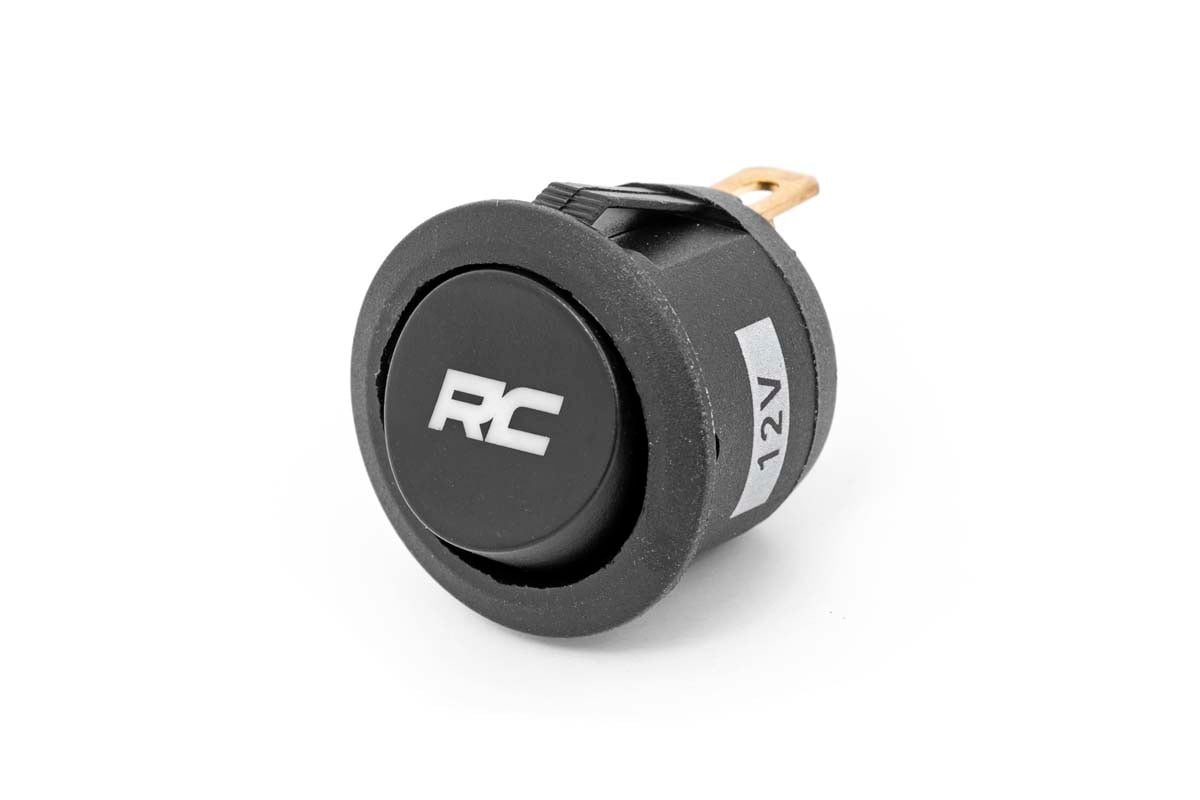 Rocker Switch | Round with Logo | 709RRC