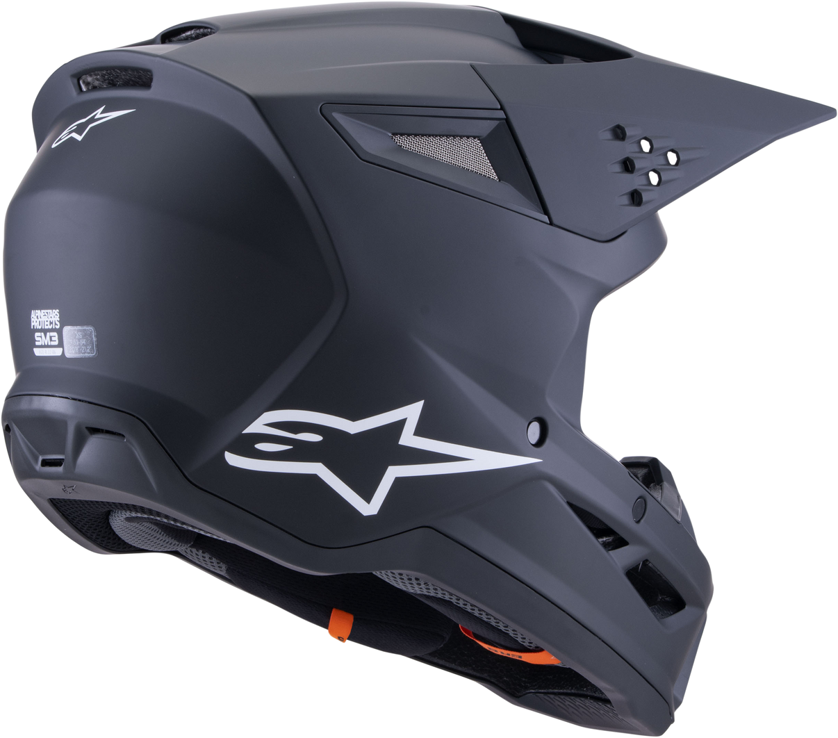 Sm3 Solid Helmet Black Matt Xs
